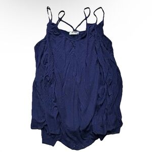 Women’s Zeagoo Navy Blue Strappy Tank Top Size XL Summer
